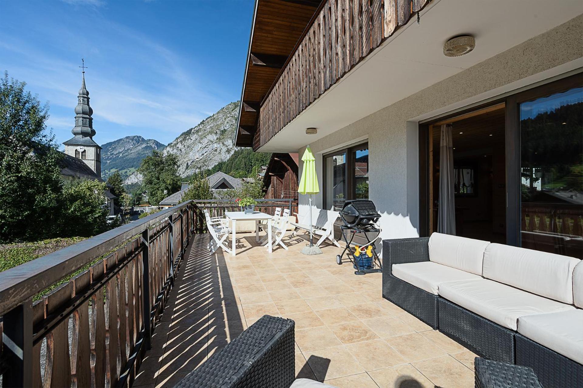 Chalet Les 4 Saisons - Ski, Parking Et Jardin Abondance Exterior foto