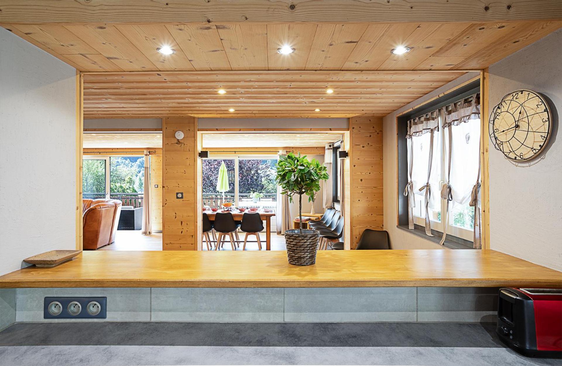Chalet Les 4 Saisons - Ski, Parking Et Jardin Abondance Exterior foto