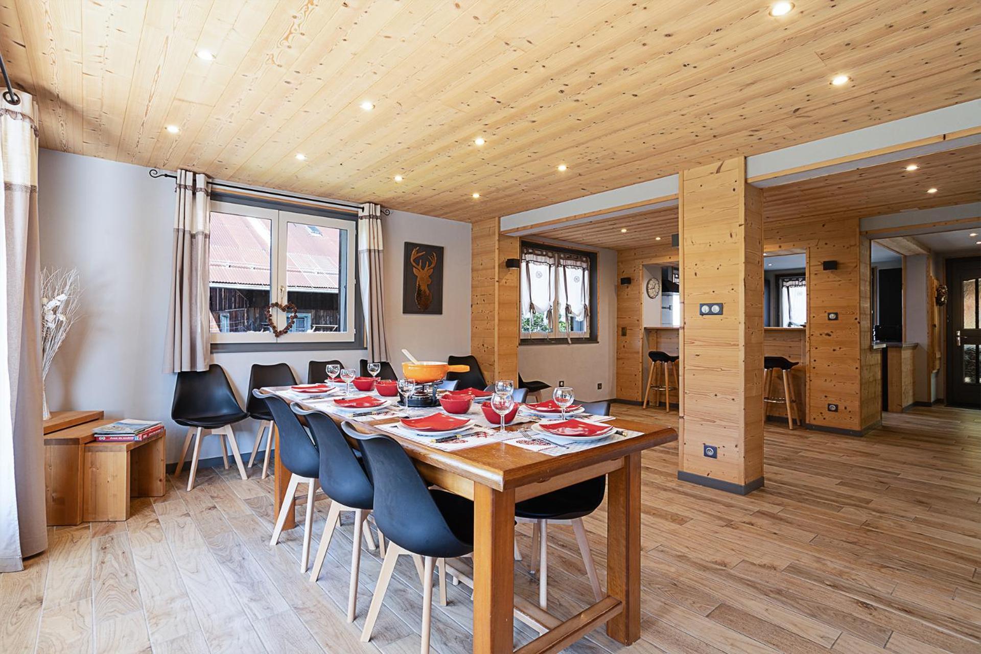 Chalet Les 4 Saisons - Ski, Parking Et Jardin Abondance Exterior foto