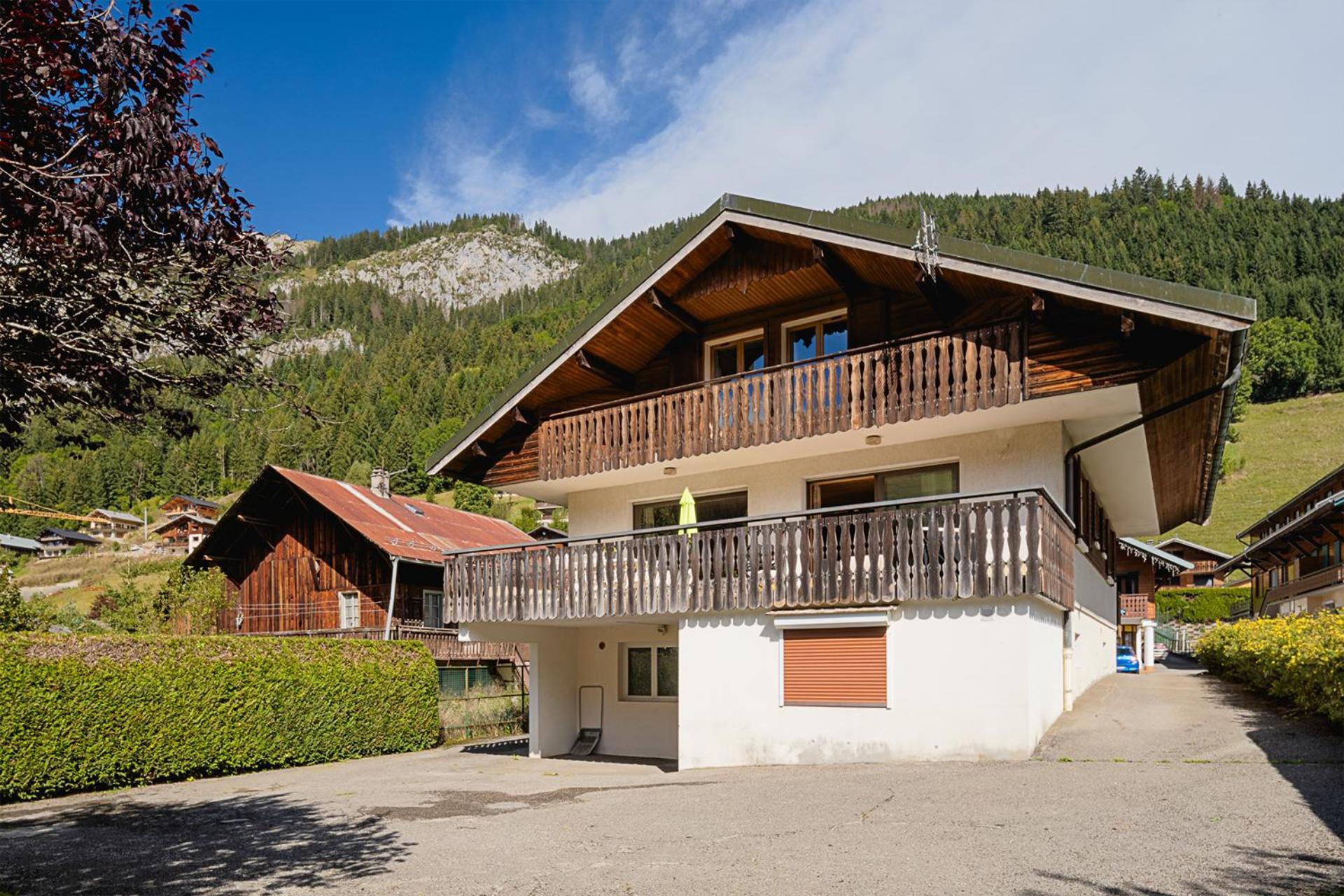 Chalet Les 4 Saisons - Ski, Parking Et Jardin Abondance Exterior foto
